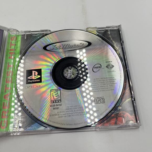 Jet Moto 2 (Greatest Hits) PS1 - Tested, CIB & Free Ship! - Picture 4 of 6